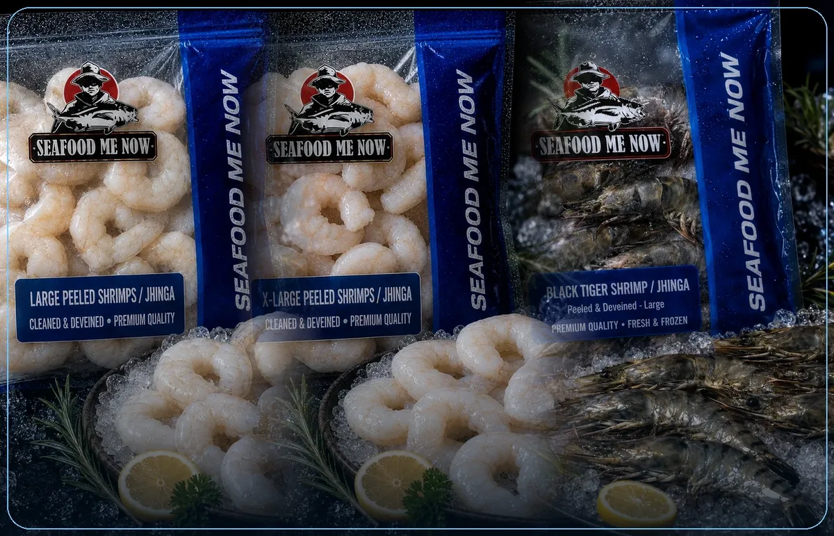 Shrimps and shellfish