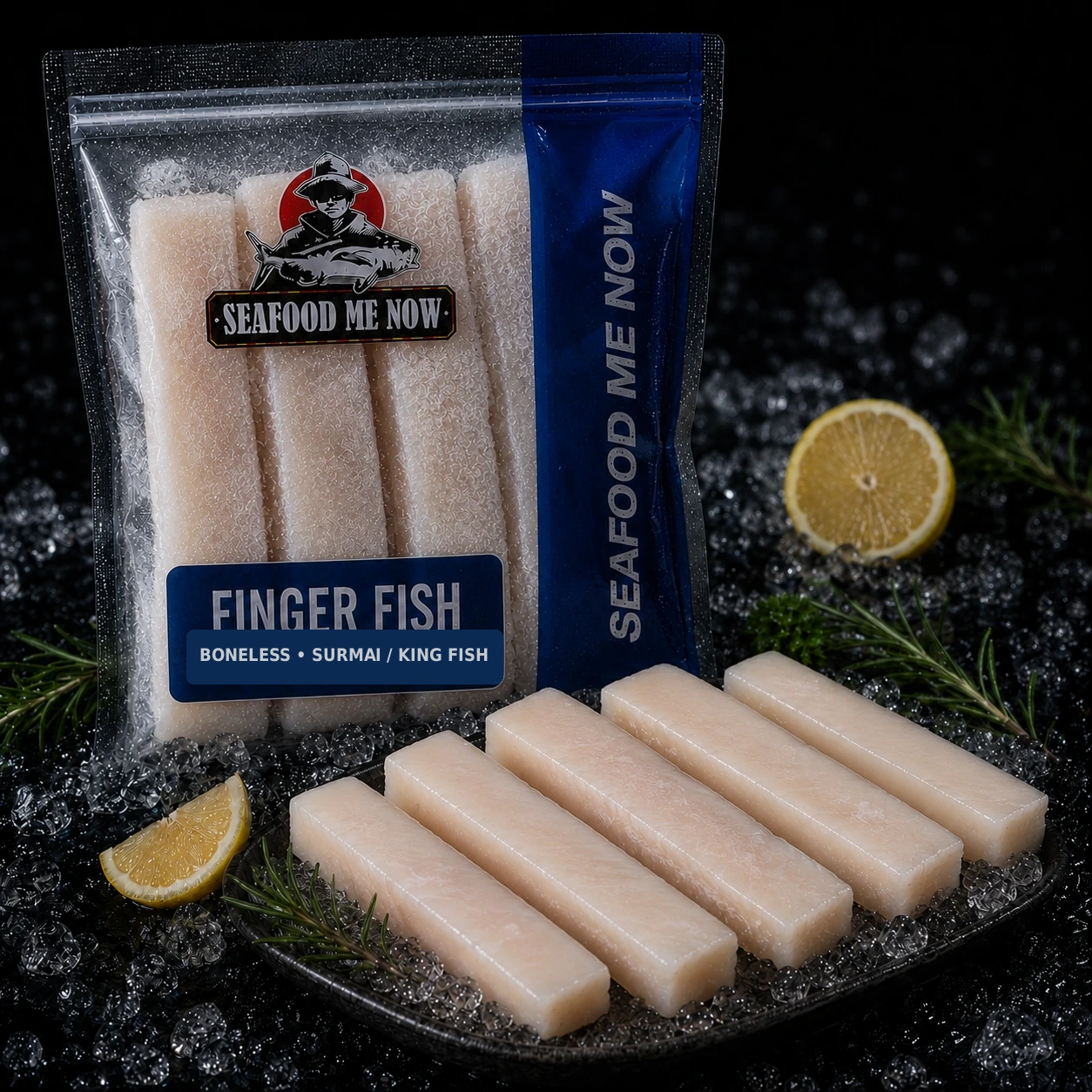 Finger Fish Boneless – Surmai / King Fish / Bâtonnets de thazard sans arêtes