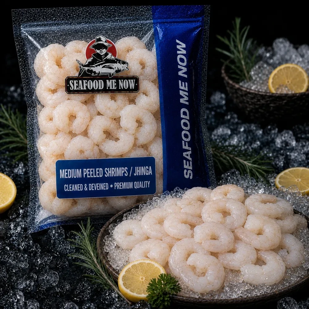 Medium Peeled Shrimps / Crevettes moyennes décortiquées
