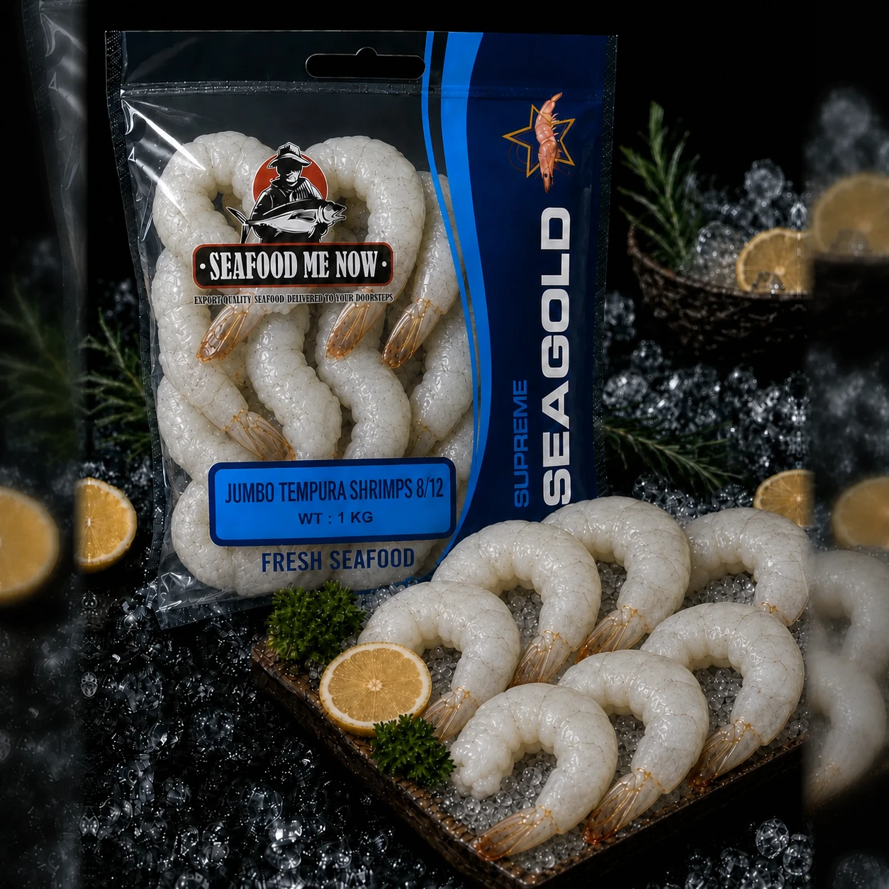Fresh Jumbo Tempura Shrimps 8/12