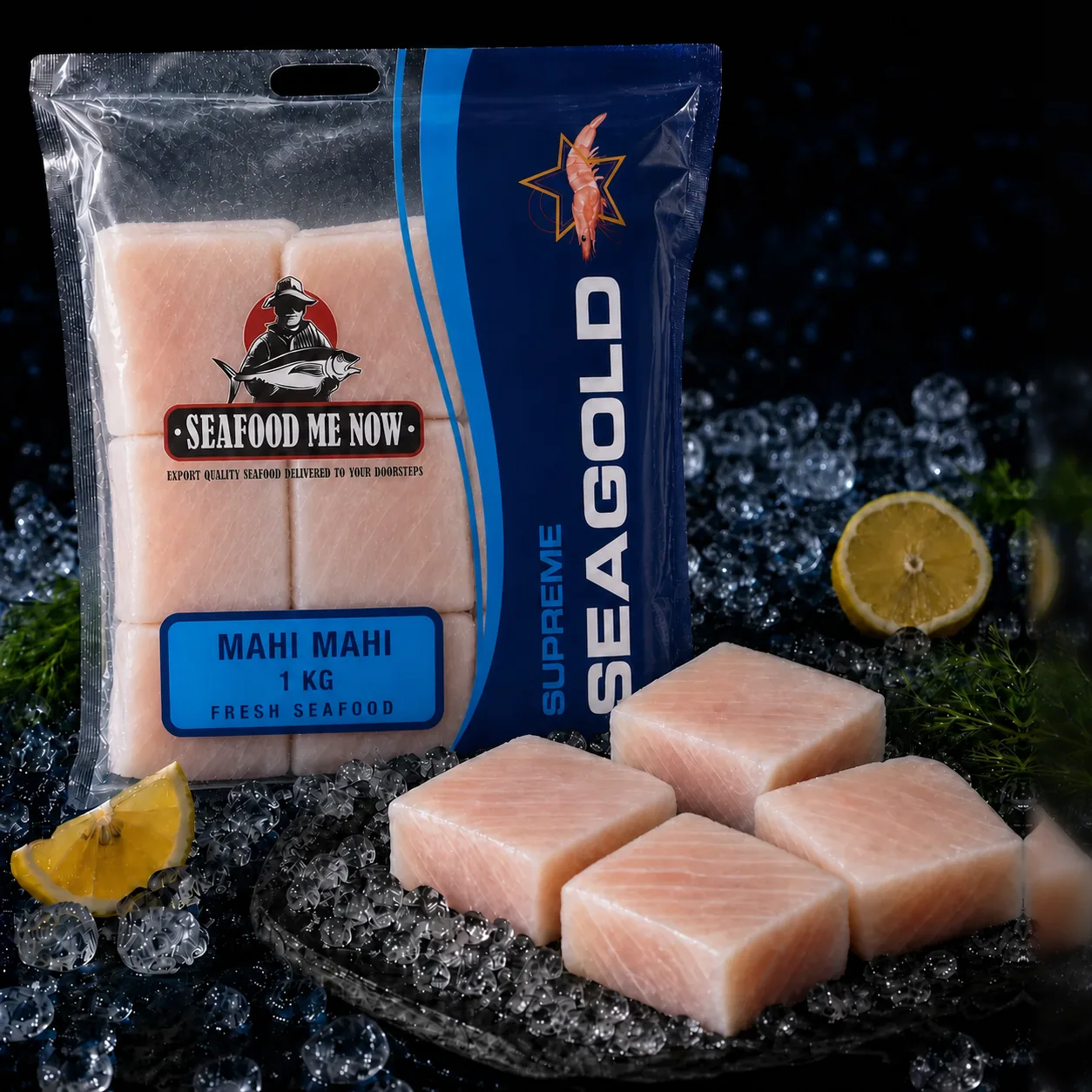 Fresh Mahi Mahi / Ambrose Fish Boneless Fillet Portions