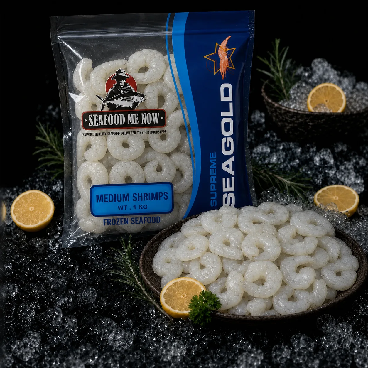 Fresh Medium Peeled Shrimps / Jhinga