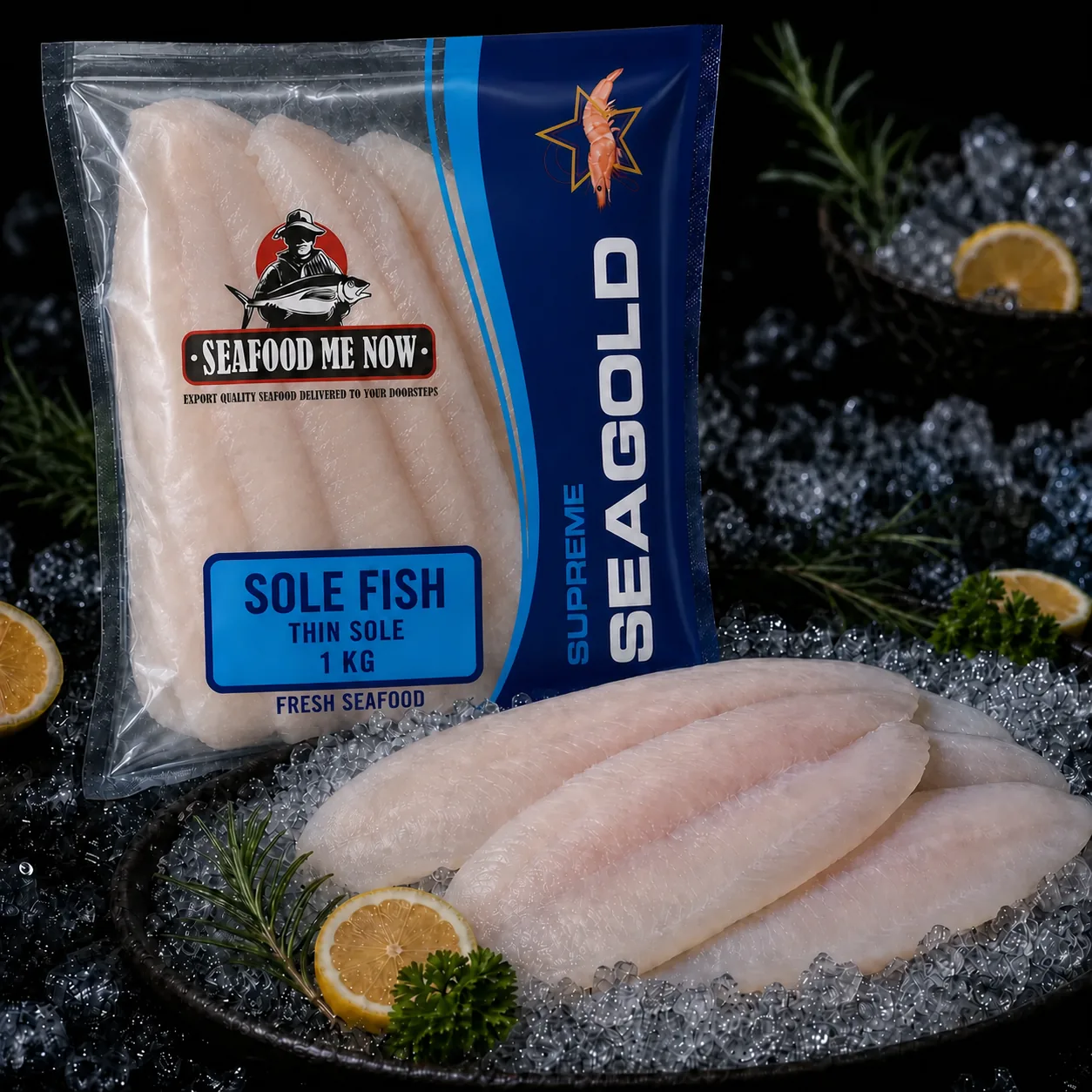 Fresh Sole Fish Thin Boneless Fillet