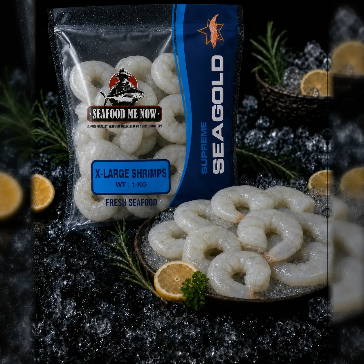 Fresh X-Large Peeled Shrimps / Jhinga