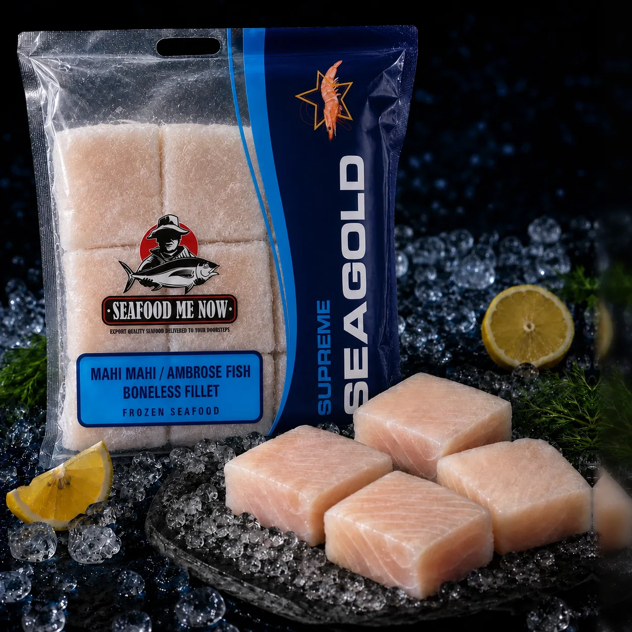 Mahi Mahi / Ambrose Fish Boneless Fillet Portions
