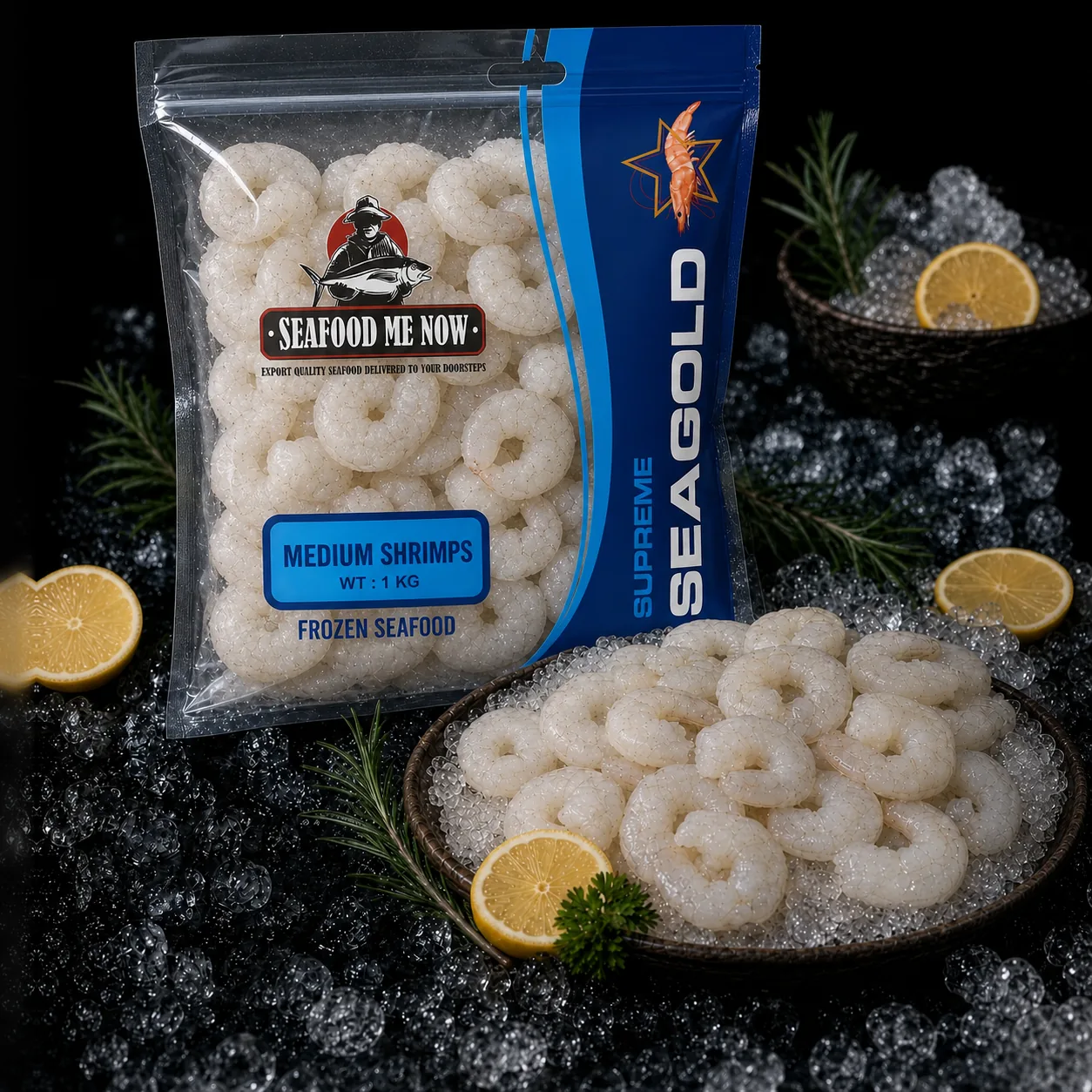 Medium Peeled Shrimps / Jhinga