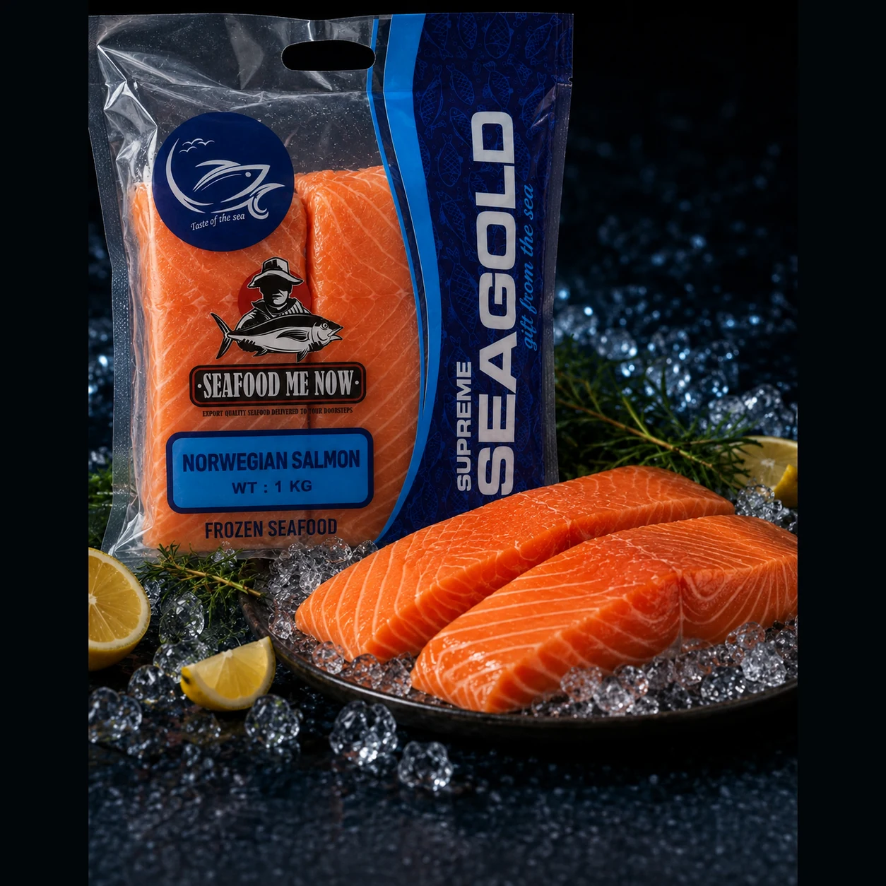 Wild Caught Salmon Imported from Norway (Not Farmed)