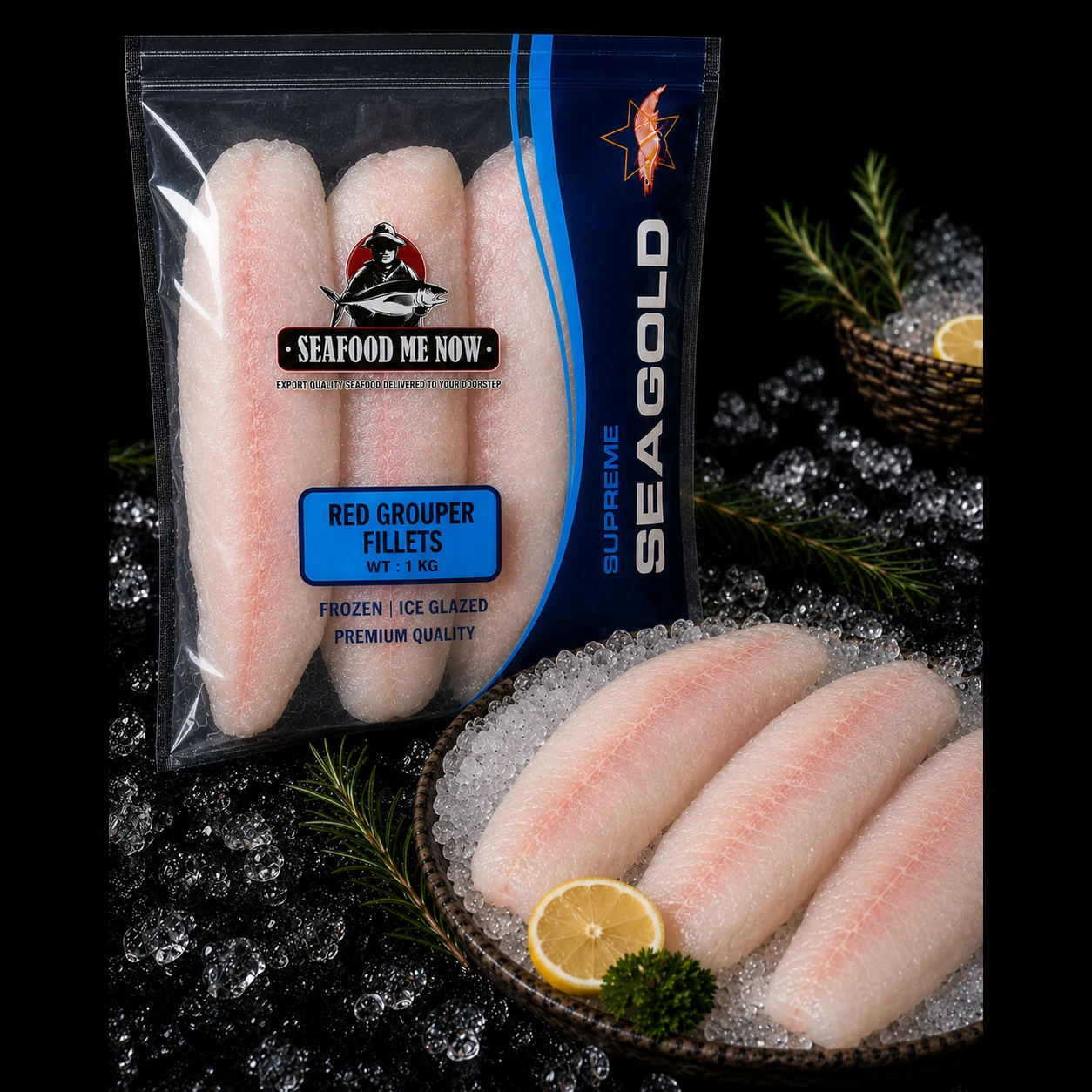 Red Grouper / Ghissar Boneless Fillet / Filet de mérou rouge sans arêtes