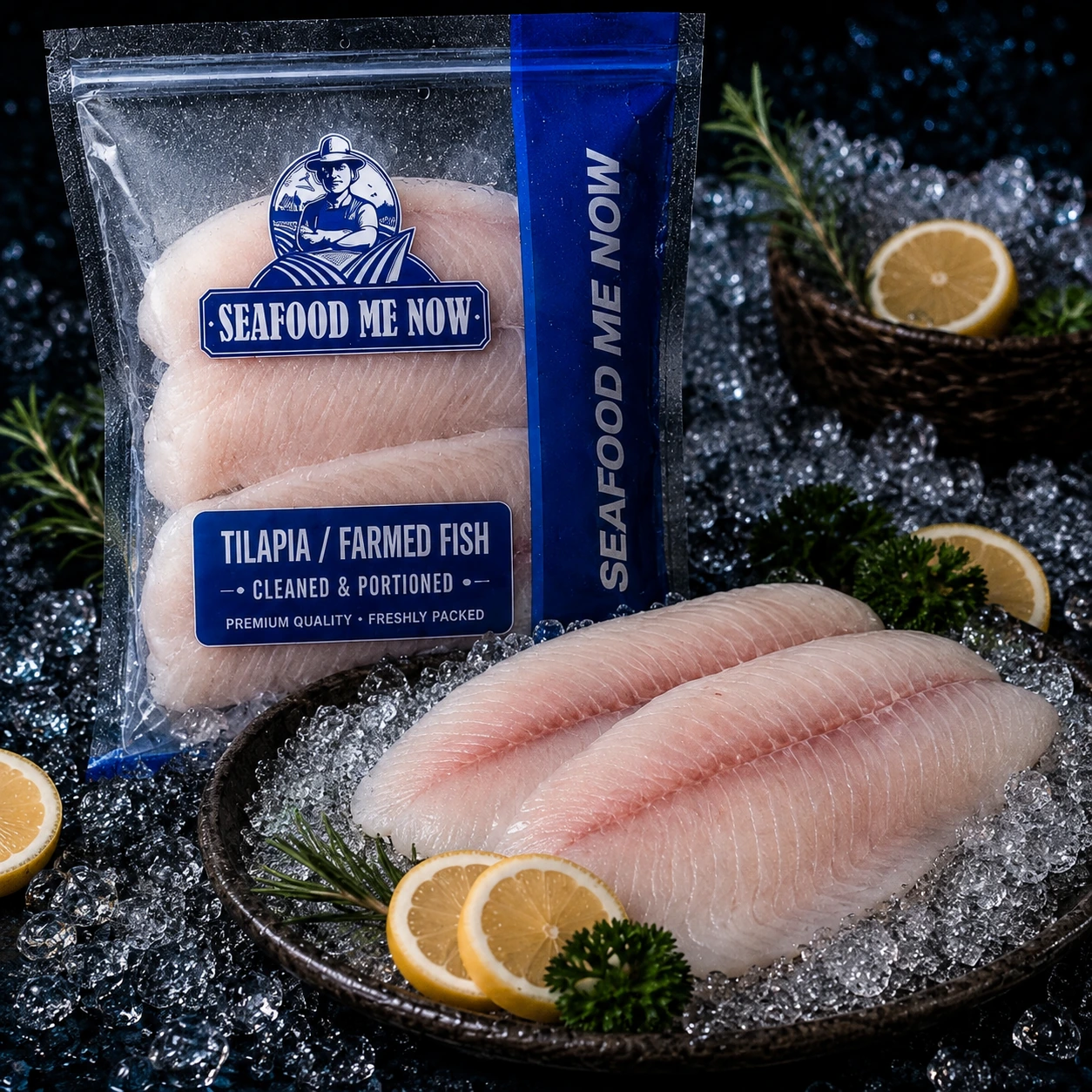 Tilapia Farmed Fish Fillet / Filet de tilapia d’élevage